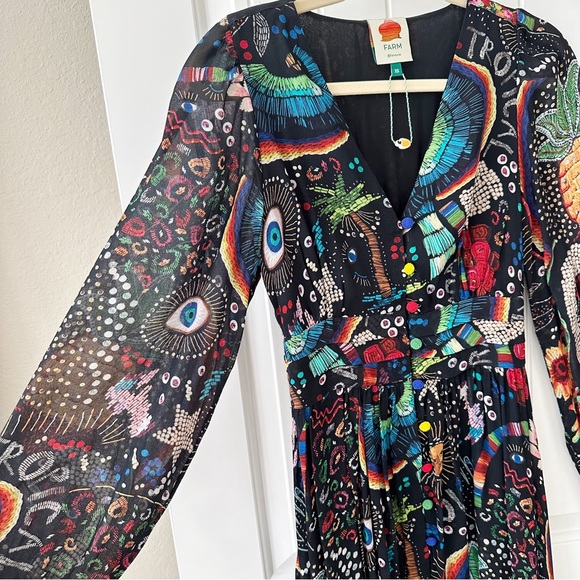 Farm Rio Borogodo Midi Dress - Picture 5 of 11